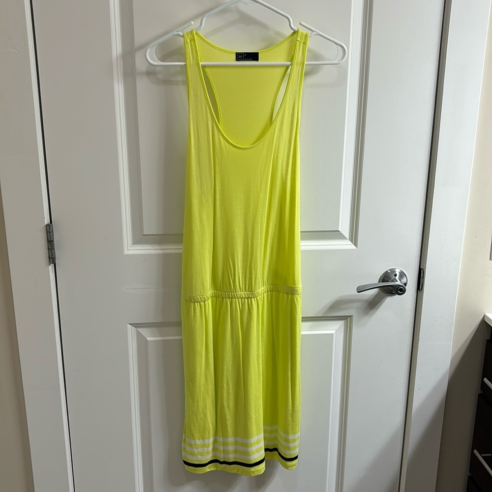 Gap casual dress with striped bottom